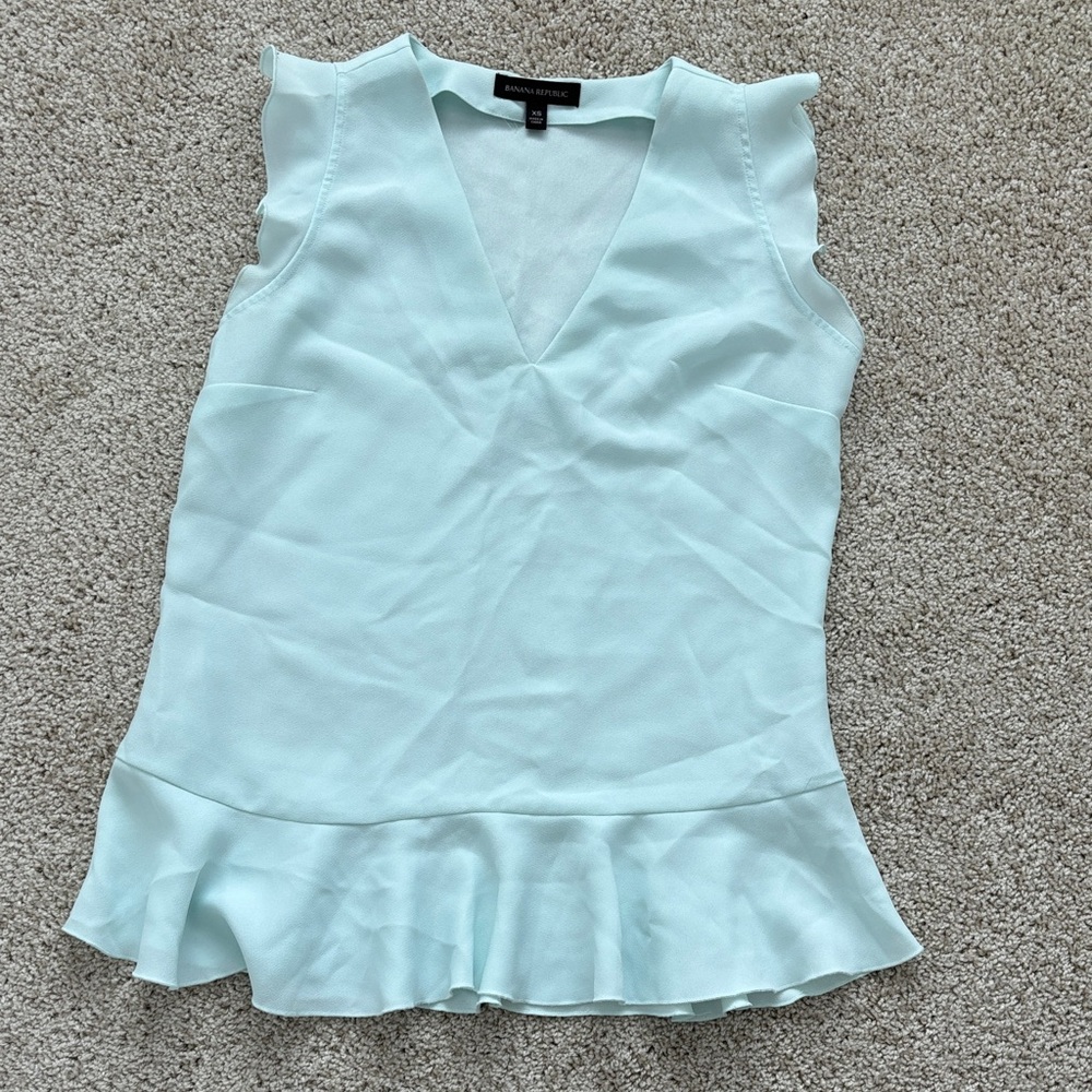 Banana Republic Light Blue Blouse